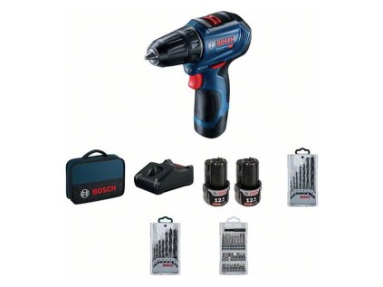 BOSCH GSR 12V-30 + 39ks príslušenstva | ajtech.sk