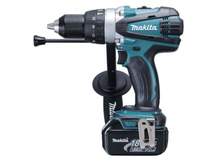 Makita DHP458RTJ Akumulátorový vŕtací skrutkovač s príklepom 18V (2x5,0 Ah) | ajtech.sk