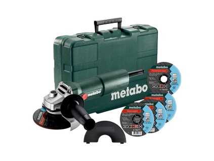 METABO W 750-125 Set Elektrická uhlová brúska 603605680 | ajtech.sk
