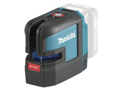 Makita Krížový a bodový laser s červeným lúčom (bez aku), SK106DZ | ajtech.sk