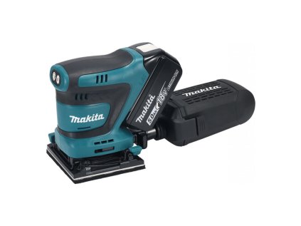 Makita DBO480RTJ Akumulátorová vibračná brúska 18V (2x5,0 Ah) | ajtech.sk