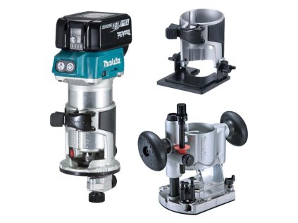 Makita DRT50RTJX2 Akumulátorová fréza 18V (2x5,0 Ah) | ajtech.sk