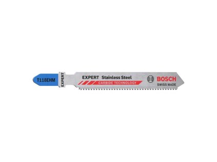 Bosch Pílový list do priamočiarych píl T 118 EHM EXPERT Stainless Steel 3ks | ajtech.sk