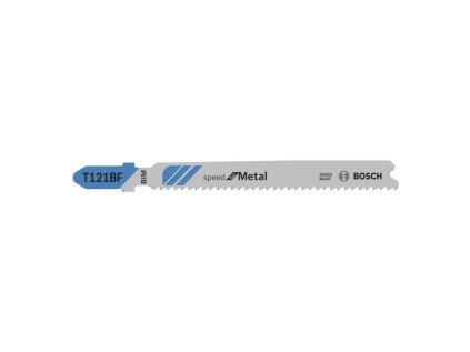 Bosch Pílový list do priamočiarych píl T 121 BF Speed for Metal 5ks | ajtech.sk