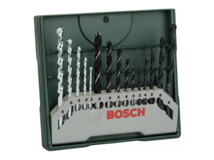 Bosch 15 dielna minisúprava vrtákov X-Line 2607019675 | ajtech.sk