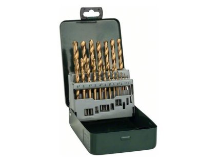 Bosch 19 dielna súprava titánových vrtákov do kovu HSS-R 2607019437 | ajtech.sk