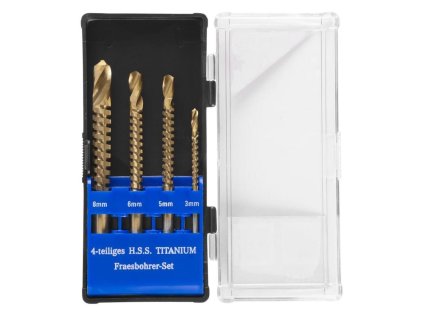 STREND PRO 420686  4 dielna sada frézovacích vrtákov RS003 | ajtech.sk