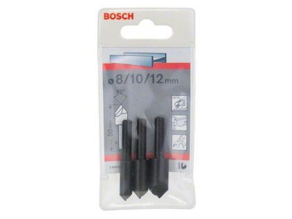 Sada záhlbníkových vrtákov Bosch 3ks | extratech.sk