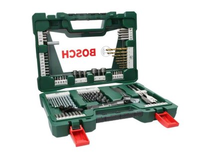 Bosch 83 ks TiN set skrutkovacích bitov vrtákov so svietidlom francúzskym kľúčom 2607017193 | ajtech.sk