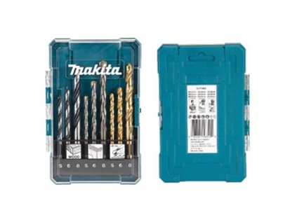 Makita 9-dielna sada vrtákov s valcovitou stopkou do kovu HSS, D-71962 | ajtech.sk