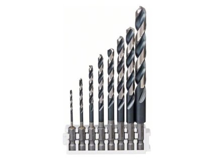 Bosch Vrtáky do kovu HSS Impact Control (2, 3, 4, 5, 6, 7, 8, 10 mm) súprava ks 2608577139 | ajtech.sk