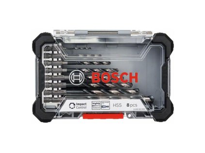 Bosch Vrtáky do kovu HSS Impact Control (2, 3, 4, 5, 6, 7, 8, 10 box) súprava ks 2608577146 | ajtech.sk
