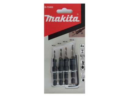 Makita 5 dielna sada vrtákov so záhlbníkom, D-73455 | ajtech.sk