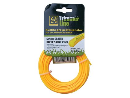 Žacia struna Grazer Pro Hepta 1,3 mm, 15 m, Hex, okruhlý | ajtech.sk