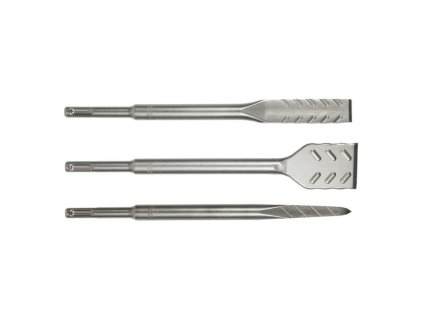 Makita sekáč sada SDS Plus, plochý 40 x 250 mm, plochý 20 x 250 mm, špicatý 250 mm, E-20220 | ajtech.sk