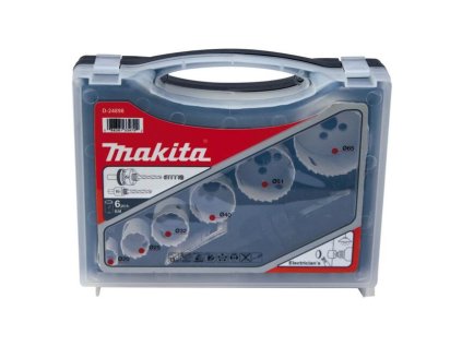 Makita 8 dielna Sada vykružovacích koruniek elektrikárska adaptér a centrovací vrták, D-47139 | ajtech.sk