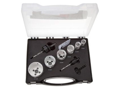 Makita 8 dielna Sada vykružovacích koruniek vodárenská adaptér a centrovací vrták, D-47117 | ajtech.sk