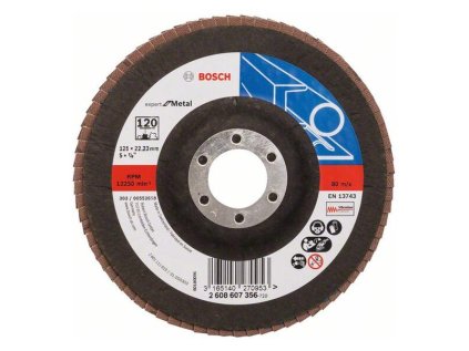 Bosch Lamelový brúsny kotúč X551 Expert for Metal 125 mm, K120 | ajtech.sk