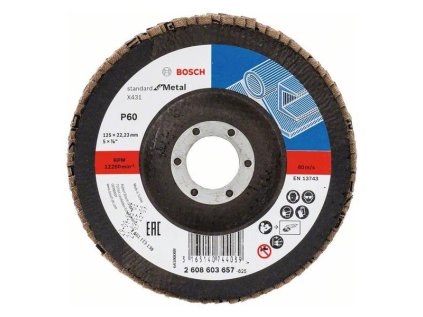 Bosch Lamelový brúsny kotúč X431, Standard for Metal 125 mm, K60 | ajtech.sk