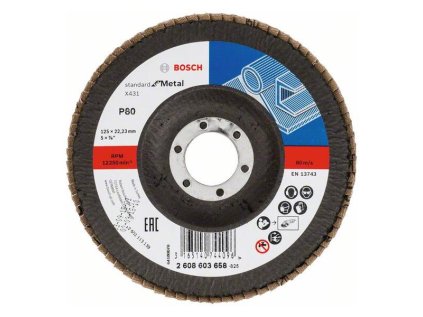 Bosch Lamelový brúsny kotúč X431, Standard for Metal 125 mm, K80 | ajtech.sk