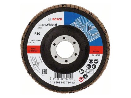 Bosch Lamelový brúsny kotúč X431, Standard for Metal 115 mm, K80 | ajtech.sk