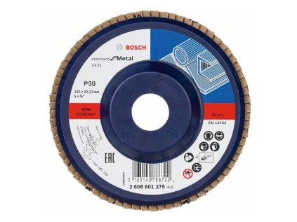 Bosch Lamelový brúsny kotúč X431, Standard for Metal 125 mm, K60 | ajtech.sk