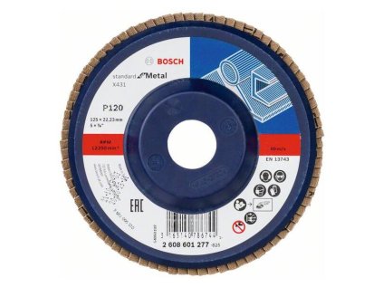 Bosch Lamelový brúsny kotúč X431, Standard for Metal 125 mm, K120 | ajtech.sk