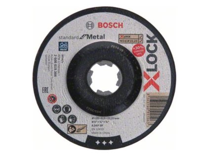 Bosch Brusný kotoč X-LOCK Standard for Metal T27 A 24 P BF 125 x 22,23 x 6mm | ajtech.sk