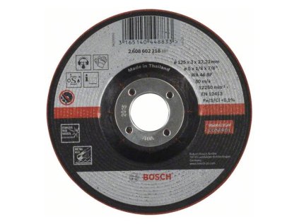 Bosch Brúsny kotuč Vibration Control WA 46 BF 125 x 22,23 x 3mm | ajtech.sk