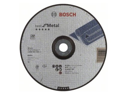 Bosch Brúsny kotuč s prelisom Best for Metal A 2430 T BF 230 x 22,23 x 7,0mm | ajtech.sk