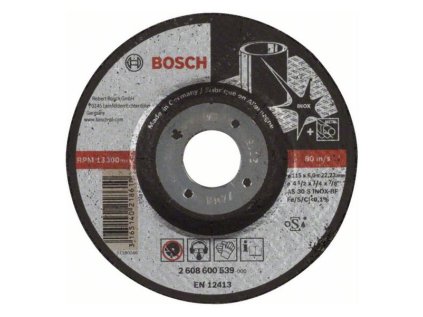 Bosch Brúsny kotuč s prelisom Expert for Inox AS 30 S  BF 115 x 22,23 x 6,0mm | ajtech.sk