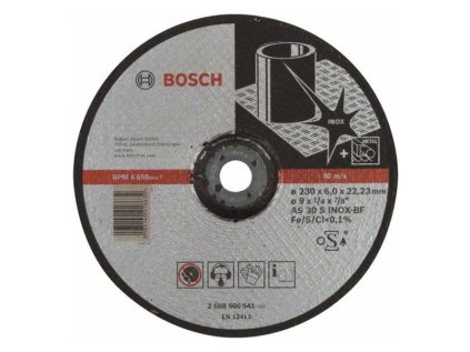 Bosch Brúsny kotuč s prelisom Expert for Inox AS 30 S  BF 230 x 22,23 x 6,0mm | ajtech.sk