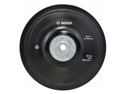Bosch Oporný tanier pre uhlové brúsky M14 180mm mäkka 500 ot/min 2608601209 | ajtech.sk