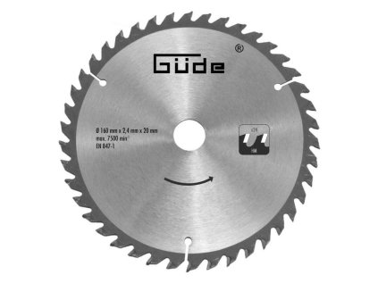 Güde Pílový kotúč 160X20 24Z HM | ajtech.sk