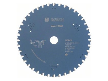 Bosch Pílový kotúč EXPERT for Steel 190 x 20 x 2,0 mm Z40 | ajtech.sk