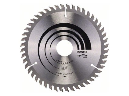 Bosch Pílový kotúč Optiline for Wood 165 x 30 x 2,6mm Z48 | ajtech.sk