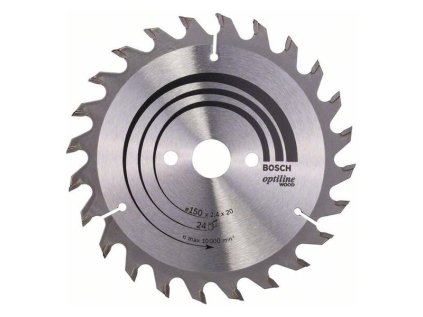 Bosch Pílový kotúč Optiline for Wood 150 x 20/16 x 2,4mm Z24 | ajtech.sk