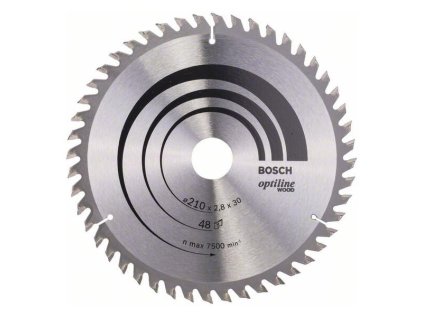 Bosch Pílový kotúč Optiline for Wood 210 x 30 x 2,8mm Z48 | ajtech.sk