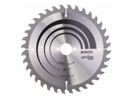 Bosch Pílový kotúč Optiline for Wood 230 x 30 x 2,8mm Z36 | ajtech.sk