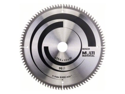 Bosch Pílový kotúč Multi Material 254 x 30 x 3,2mm Z96 | ajtech.sk