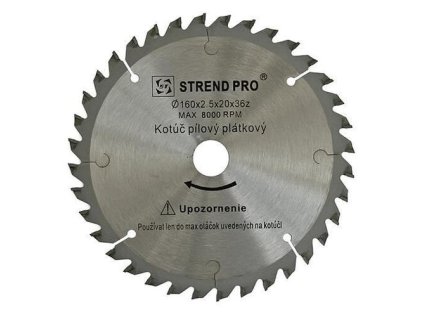 STREND PRO SuperSaw NWC Kotúč pílový 160x2,5x20 z36 | ajtech.sk