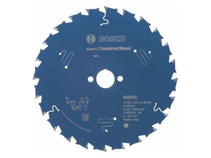 Bosch Pílový kotúč EXPERT for Construct Wood 160 x 20 x 2,0mm Z24 | ajtech.sk