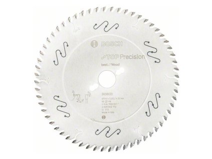 Bosch Pílový kotúč Top Precision Best for Wood 250 x 30 x 3,2 mm Z60 | ajtech.sk