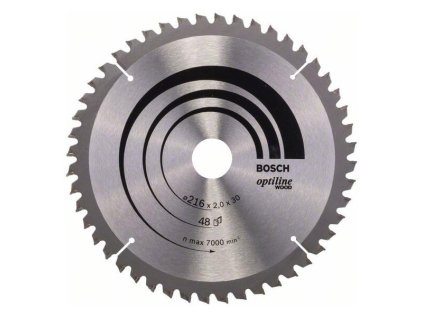 Bosch Pílový kotúč Optiline for Wood 216 x 30 x 2,0mm Z48 | ajtech.sk