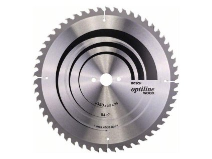 Bosch Pílový kotúč Optiline for Wood 350 x 30 x 3,5mm Z54 | ajtech.sk