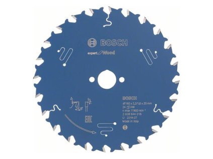 Bosch Pílový kotúč  EXPERT for Wood 160 x 20 x 2,2 mm Z24 | ajtech.sk