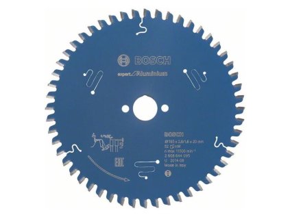 Bosch Pílový kotúč EXPERT for Aluminium 165 x 20 x 2,6mm Z52 | ajtech.sk