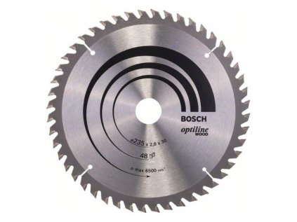 Bosch Pílový kotúč Optiline for Wood 235 x 30/25 x 2,8mm Z48 | ajtech.sk