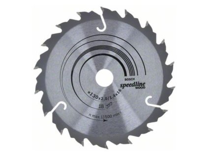 Bosch Pílový kotúč Speedline Wood 130 x 16 x 2,0mm Z18 | ajtech.sk