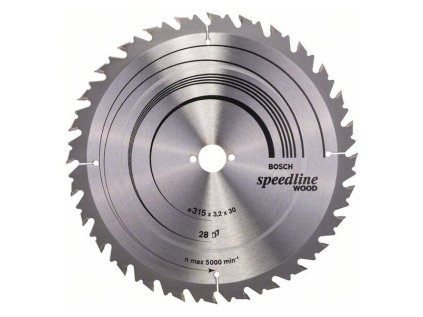 Bosch Pílový kotúč Speedline Wood 315 x 30 x 3,2mm Z28 | ajtech.sk